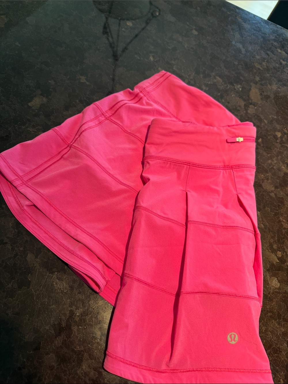 lululemon athletica Hot Pink Athletic Skort with Built-In Shorts